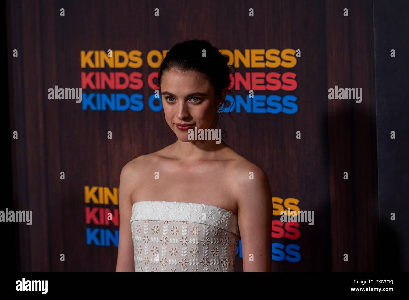 NEW YORK, NEW YORK - JUNE 20: Margaret Qualley attends the "Kinds Of