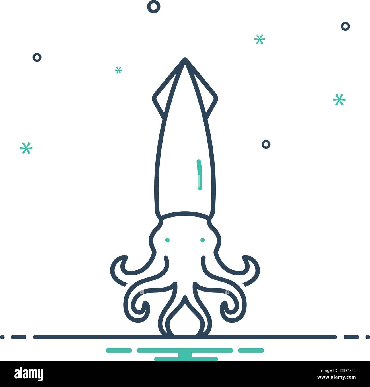 Calamari vector vectors hi-res stock photography and images - Alamy