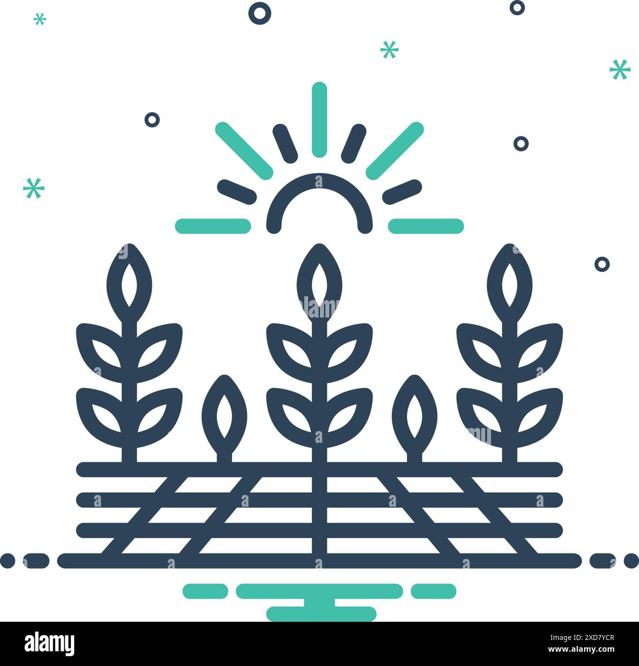 Icon for agricultural,farming Stock Vector
