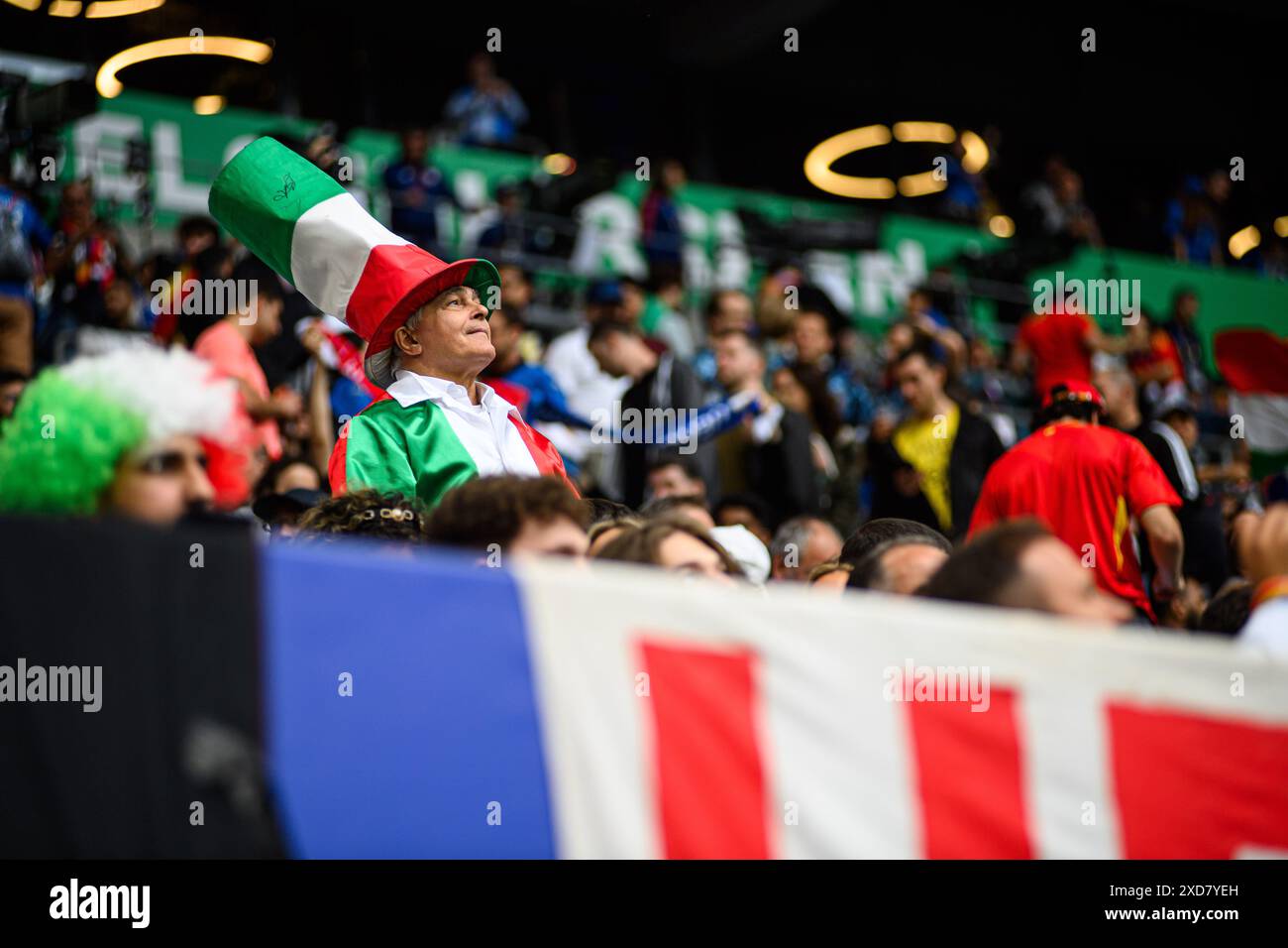 GELSENKIRCHEN, GERMANY 20 JUNE, 2024 Fans. The football match of