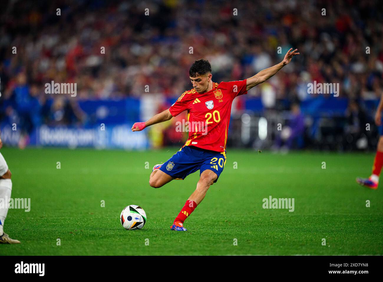 GELSENKIRCHEN, GERMANY 20 JUNE, 2024 Pedri, The football match of