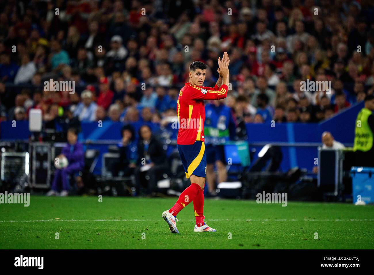 GELSENKIRCHEN, GERMANY 20 JUNE, 2024 Alvaro Morata, The football