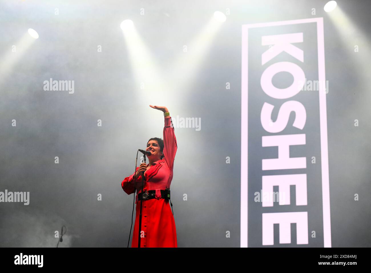 Prague Czech Republic 20th June 2024 Singer Sian Evans Of British prague-czech-republic-20th-june-2024-singer-sian-evans-of-british