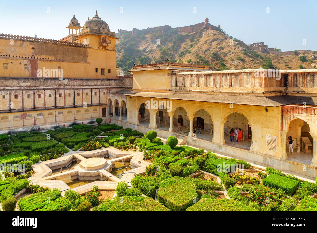 Sheesh mahal amber fort jaipur india hi-res stock photography and ...