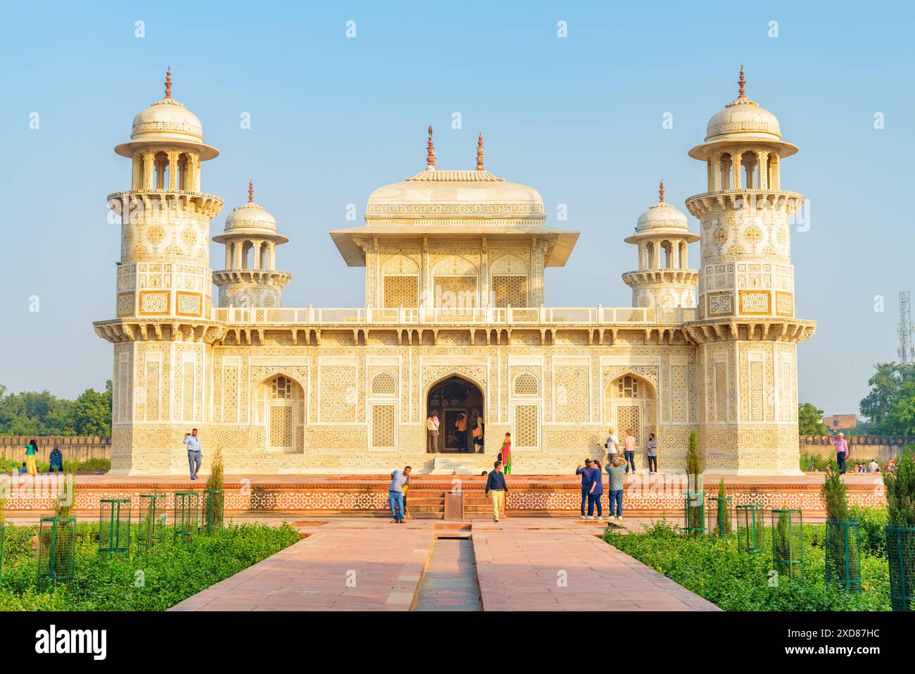 View of the Tomb of Itimad-ud-Daulah (Baby Taj) in Agra, India. The ...