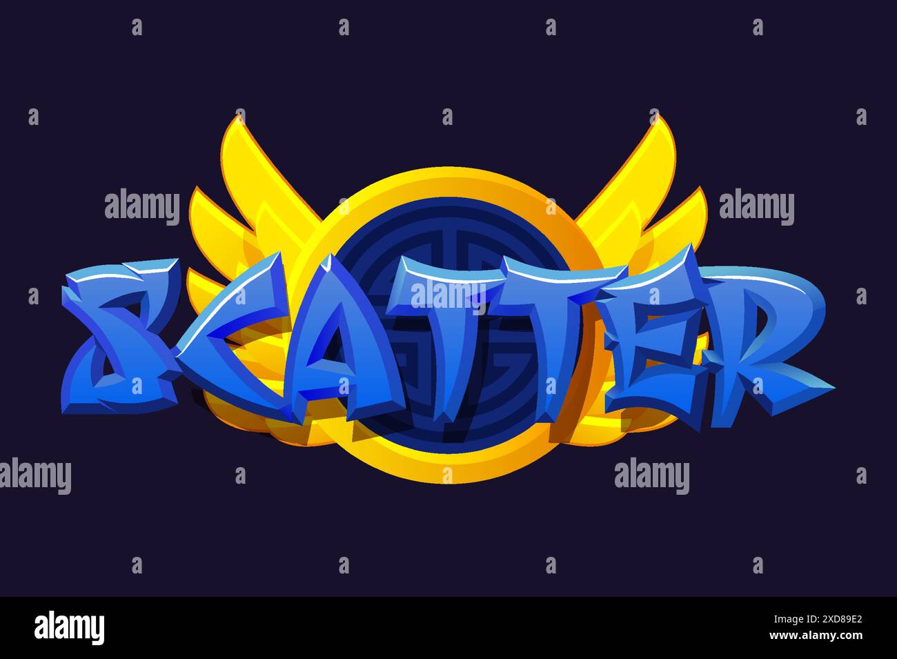 Scatter slots Stock Vector Images - Alamy