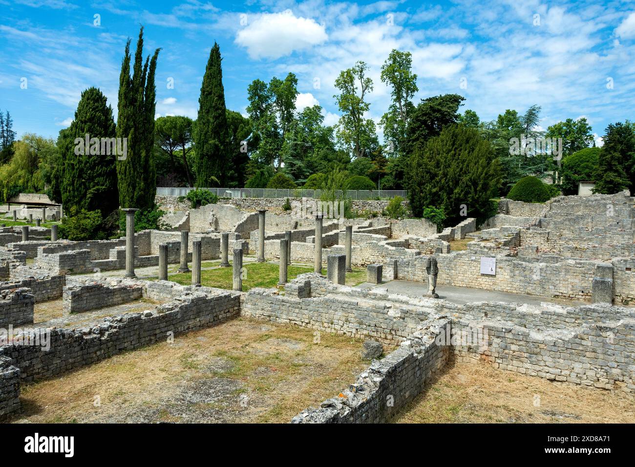 Vaison-la-Romaine. Archaeological site of La Villasse. Vaucluse. Provence-Alpes-Côte d'Azur. France Stock Photo