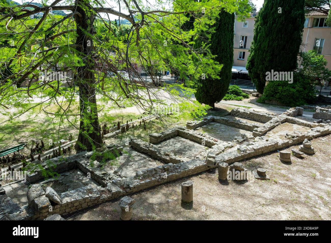 Vaison-la-Romaine. Archaeological site of Puymin. Vaucluse. Provence-Alpes-Côte d'Azur. France Stock Photo
