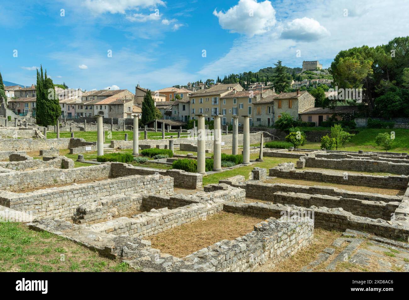 Vaison-la-Romaine. Archaeological site of La Villasse. Vaucluse. Provence-Alpes-Côte d'Azur. France Stock Photo