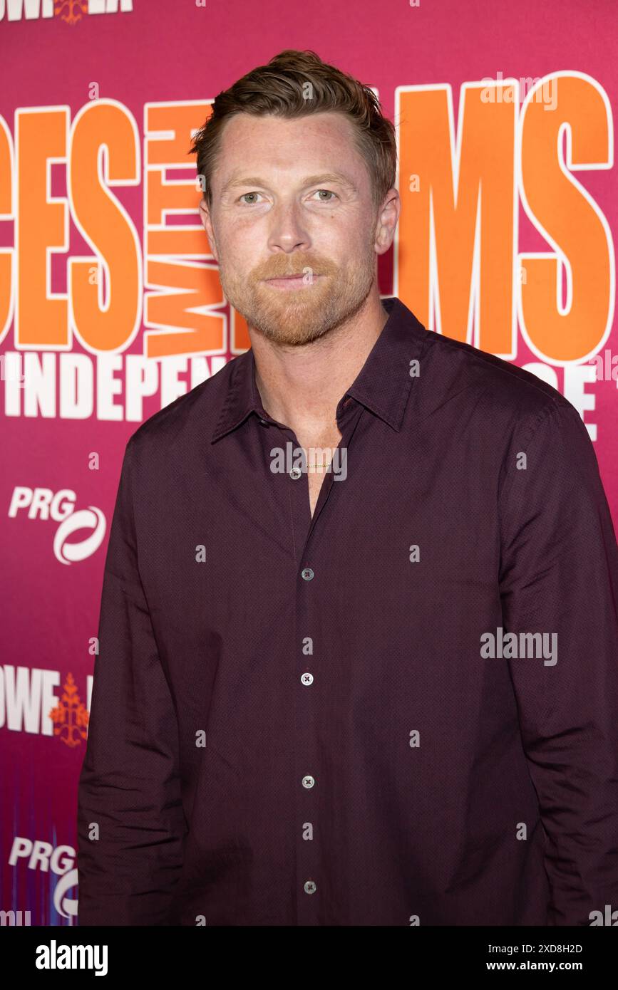 Los Angeles, USA. 20th June, 2024. Sam Daly arrives at the opening ...