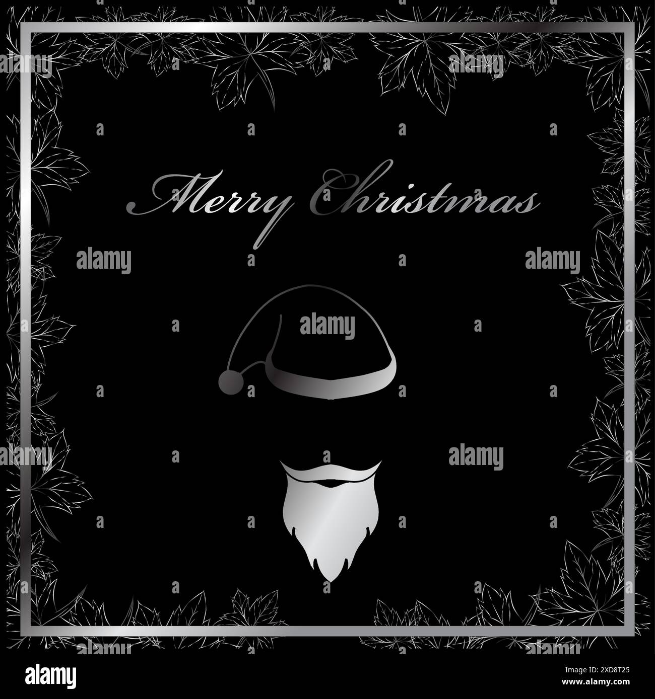 Greeting card on Merry Christmas and Happy New Year wallpaper with ...