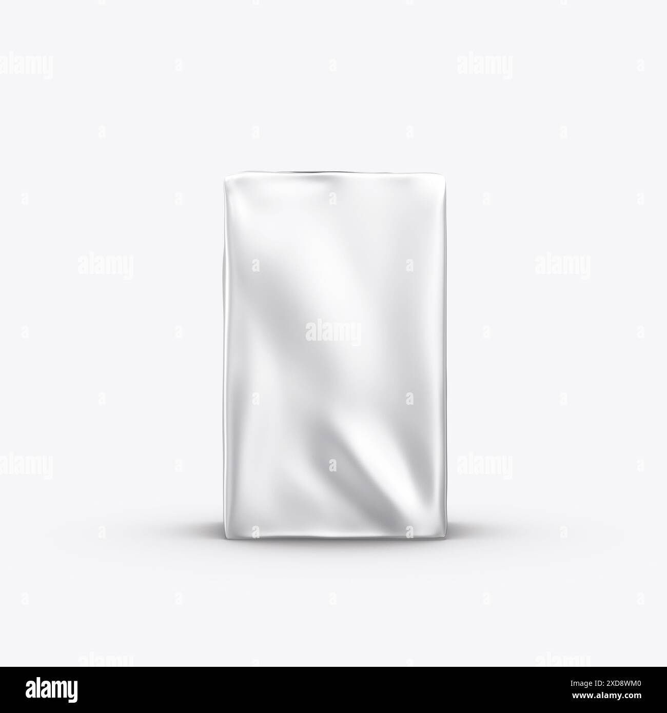 Coffee Bag Packaging Mockup 3D Rendering Isolated on White Background ...