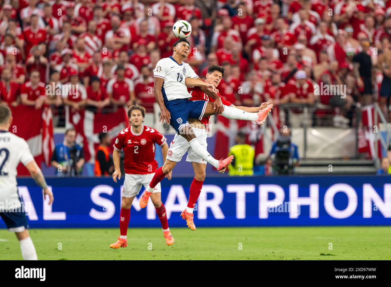 Frankfurt, Germany. 20th, June 2024. Ollie Watkins (19) of England seen
