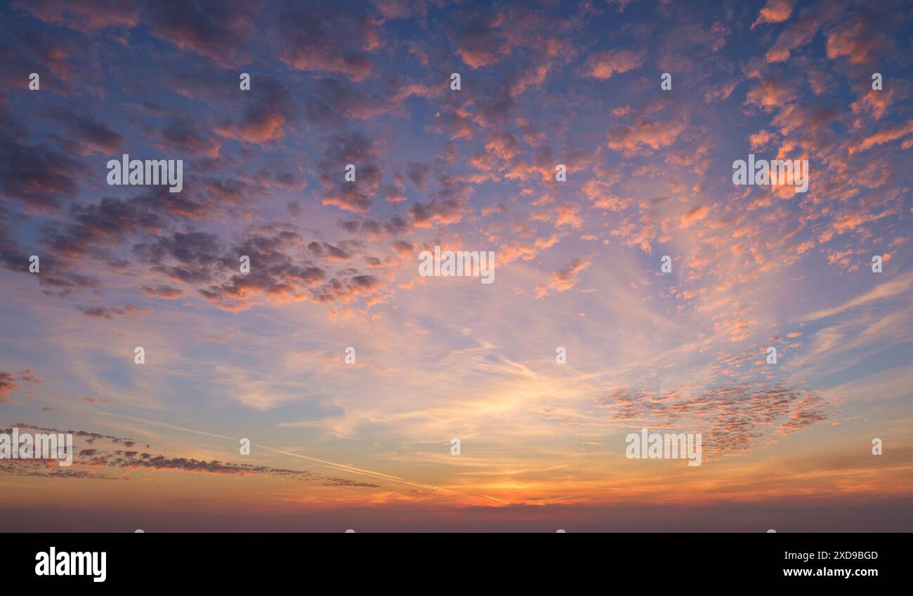 Sunset sky background Stock Photo - Alamy