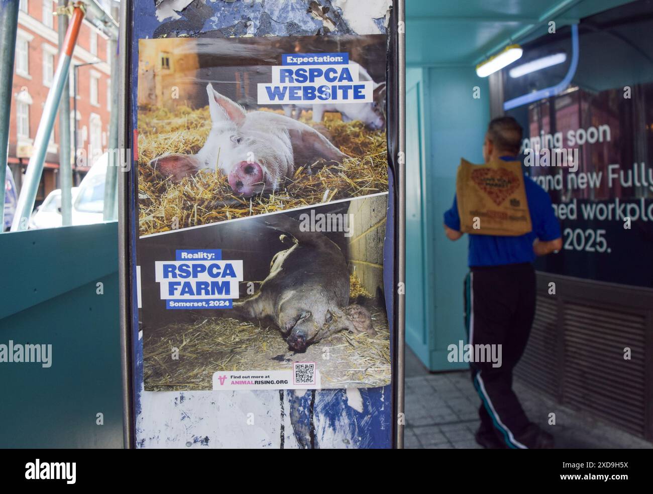 London, England, UK. 21st June, 2024. A poster in Central London from ...