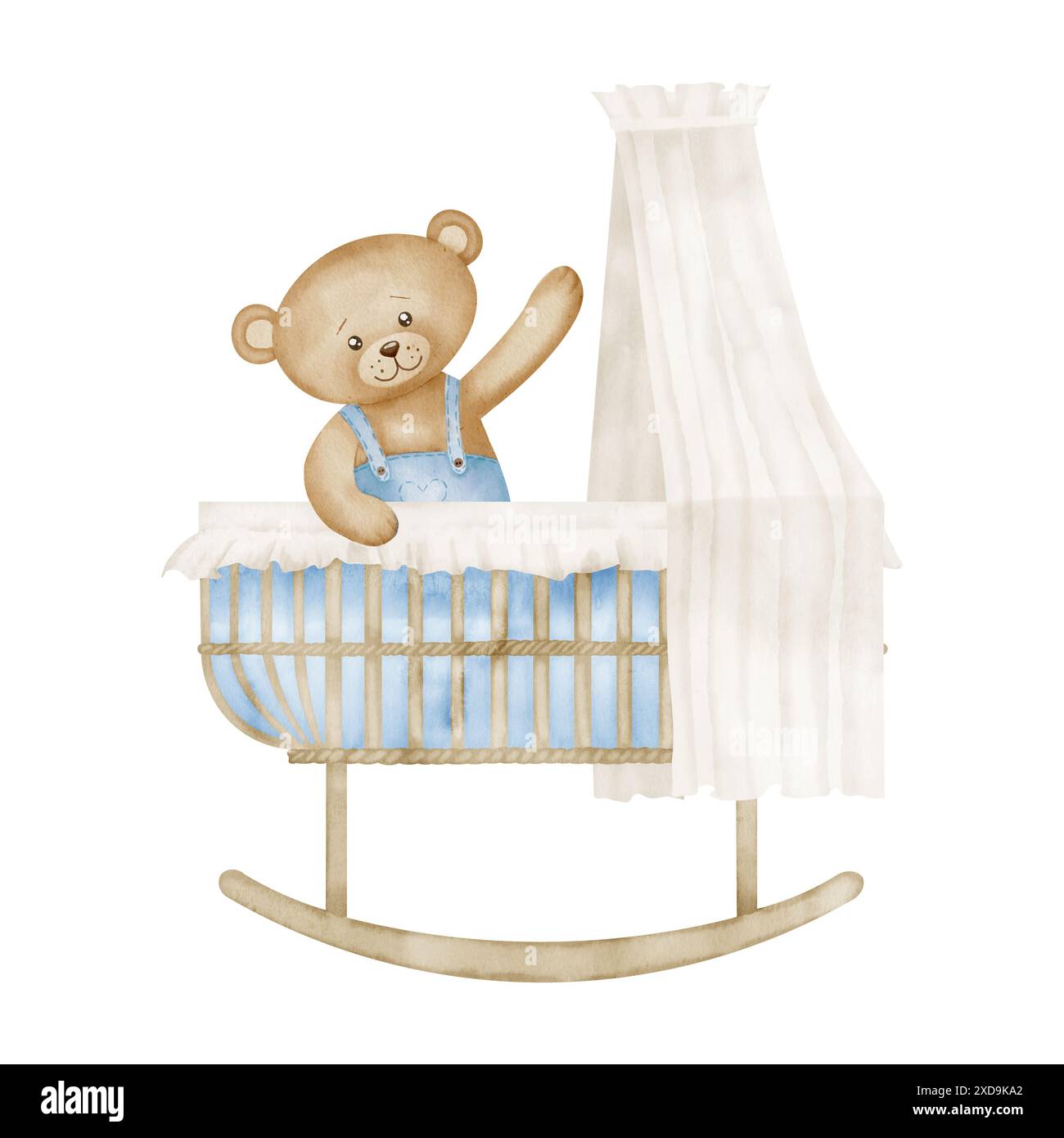 Teddy bear bassinet sale
