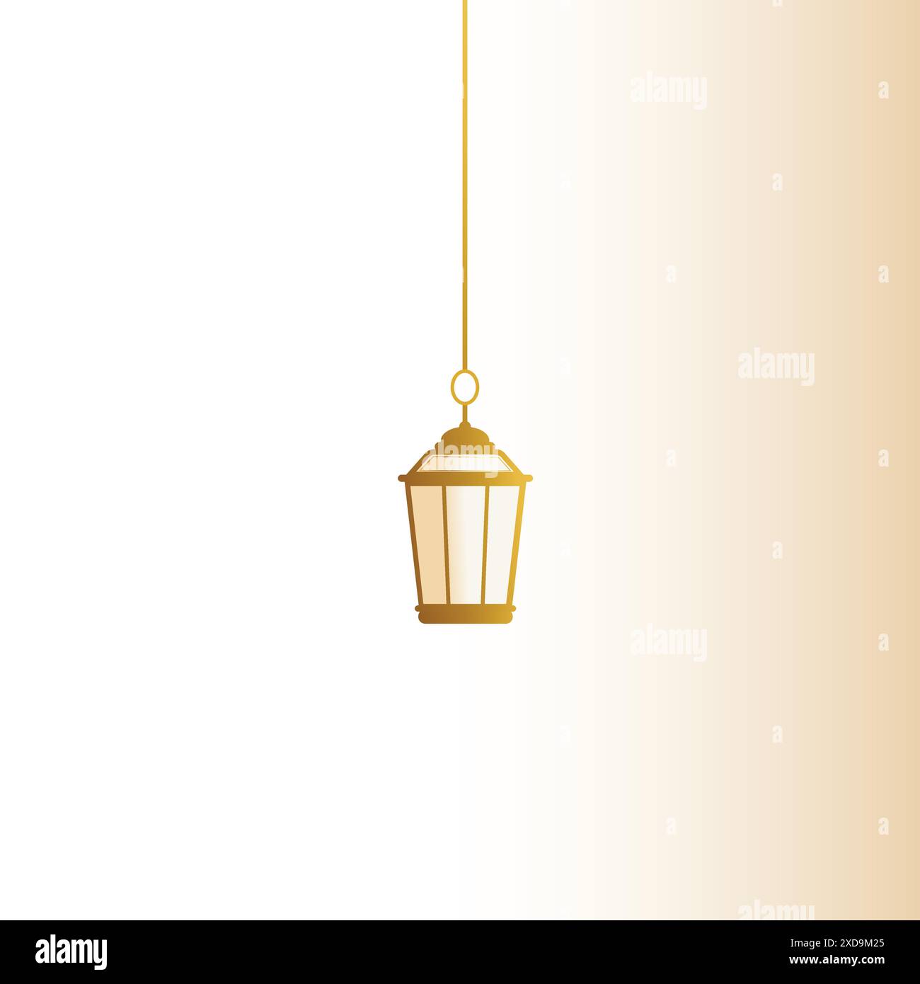 Eid mubarak flat style decorative greeting background Stock Vector