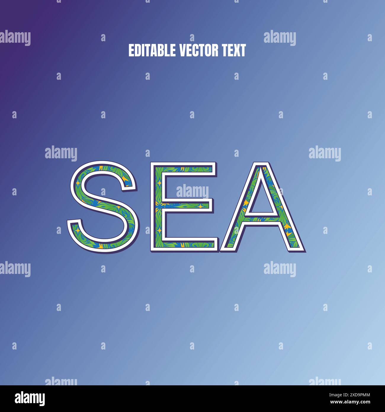 Editable vector text effect Stock Vector Image & Art - Alamy