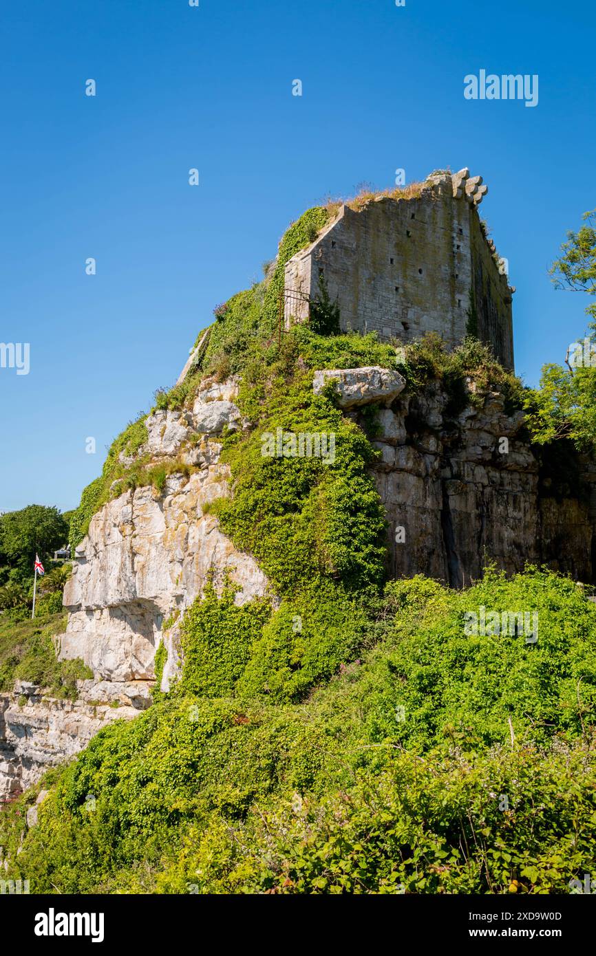 Rufus Castle ruins, Portland, Dorset, UK, 2024 Stock Photo