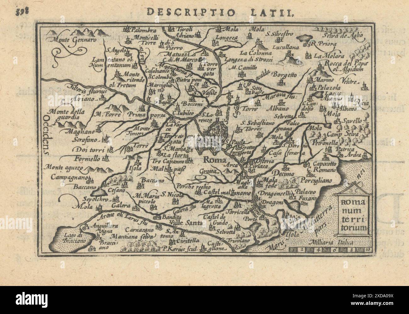 Latin map of latium hi-res stock photography and images - Alamy