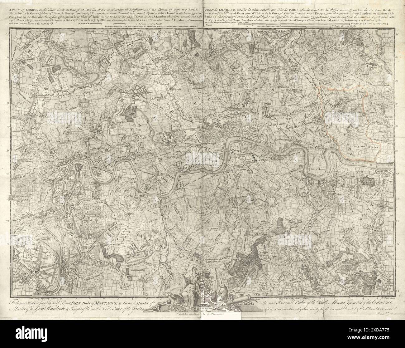 1748年のパリの地図 | パリ彩々。