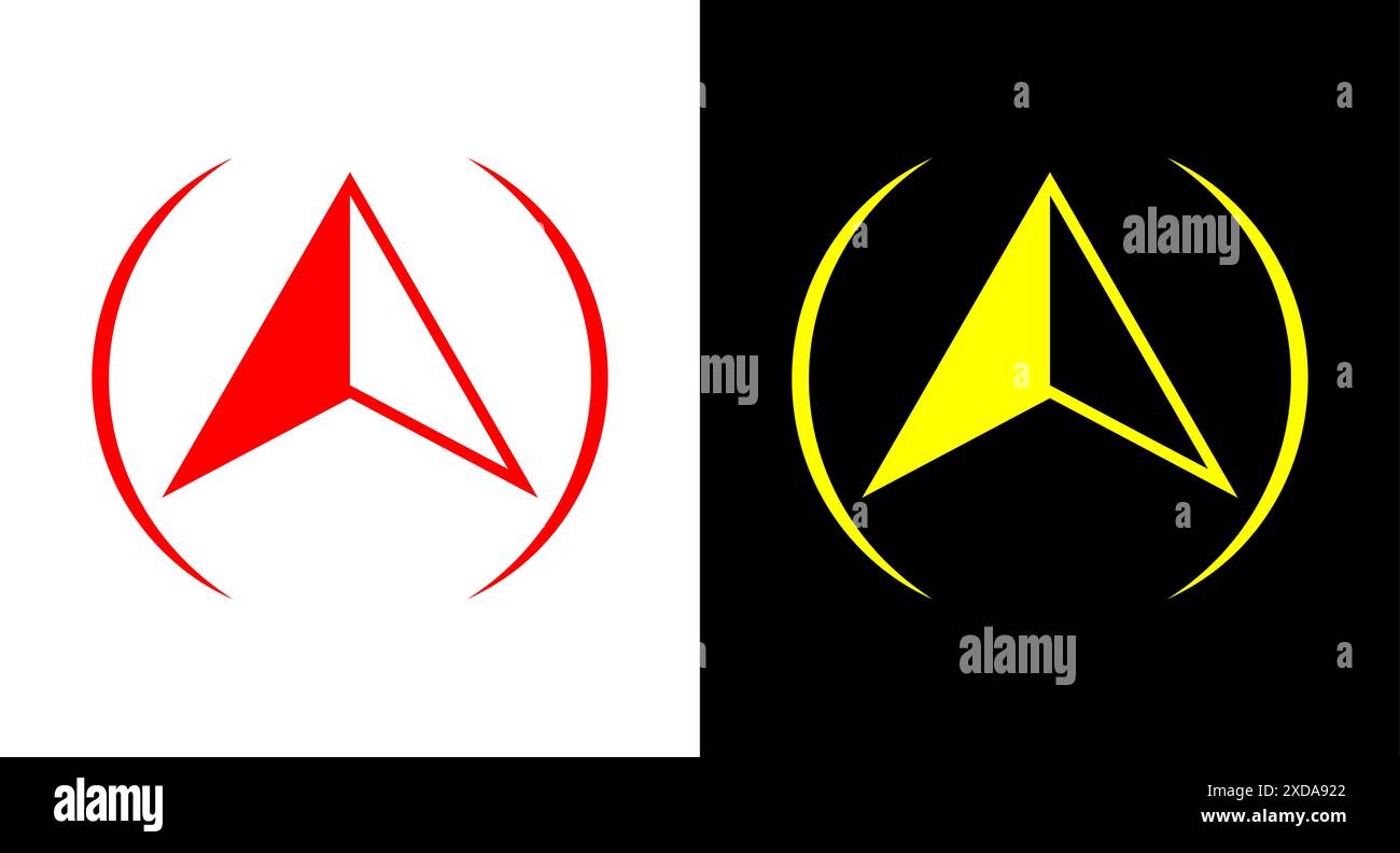 Basic North Arrow Mark icon for web, ui, mobile apps. Basic North Arrow ...