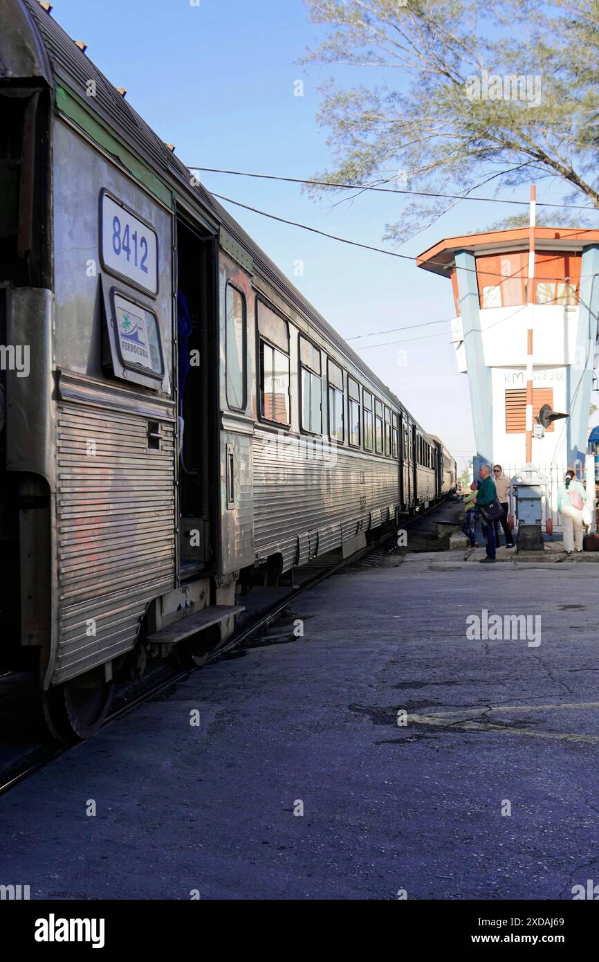 Old Town, Camagueey, Camagueey Province, Cuba, Central America, Train ...