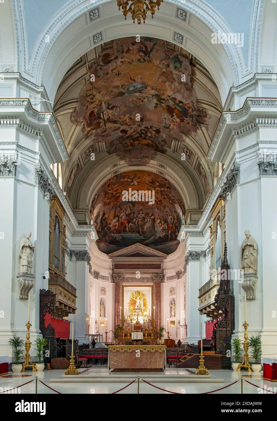 Interior of Palermo Cathedral, Sicily, Italy Stock Photo - Alamy