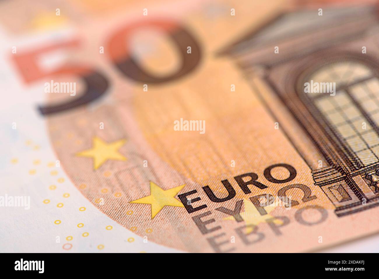 50 Euro Banknote 50 Euro Geldschein im Detail *** 50 euro banknote 50 ...
