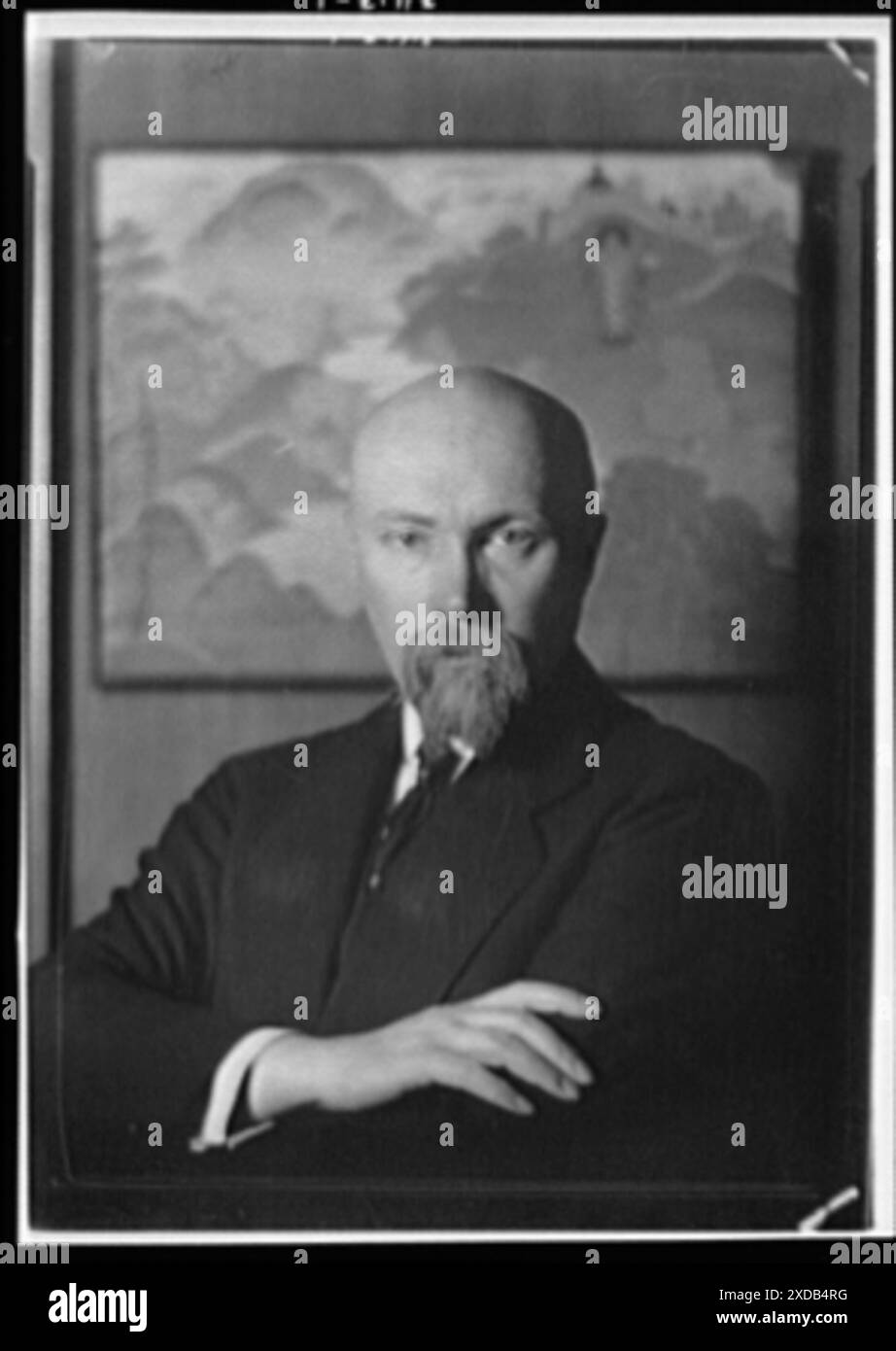 Roerig, Professor, portrait photograph. Genthe photogr…