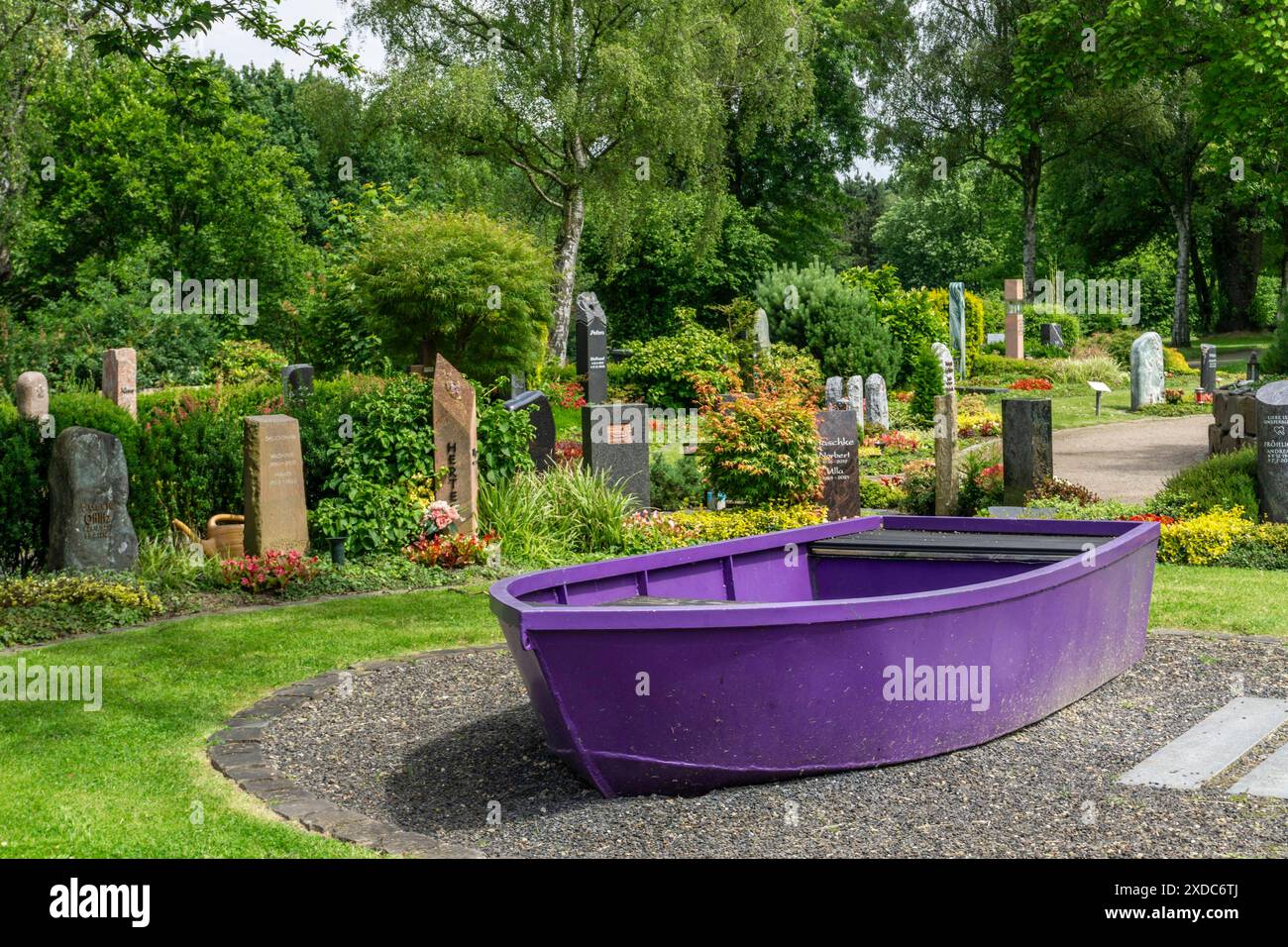 MemoriamGarten, Gräber in Themengärten, Hafen der Ruhe, auf dem
