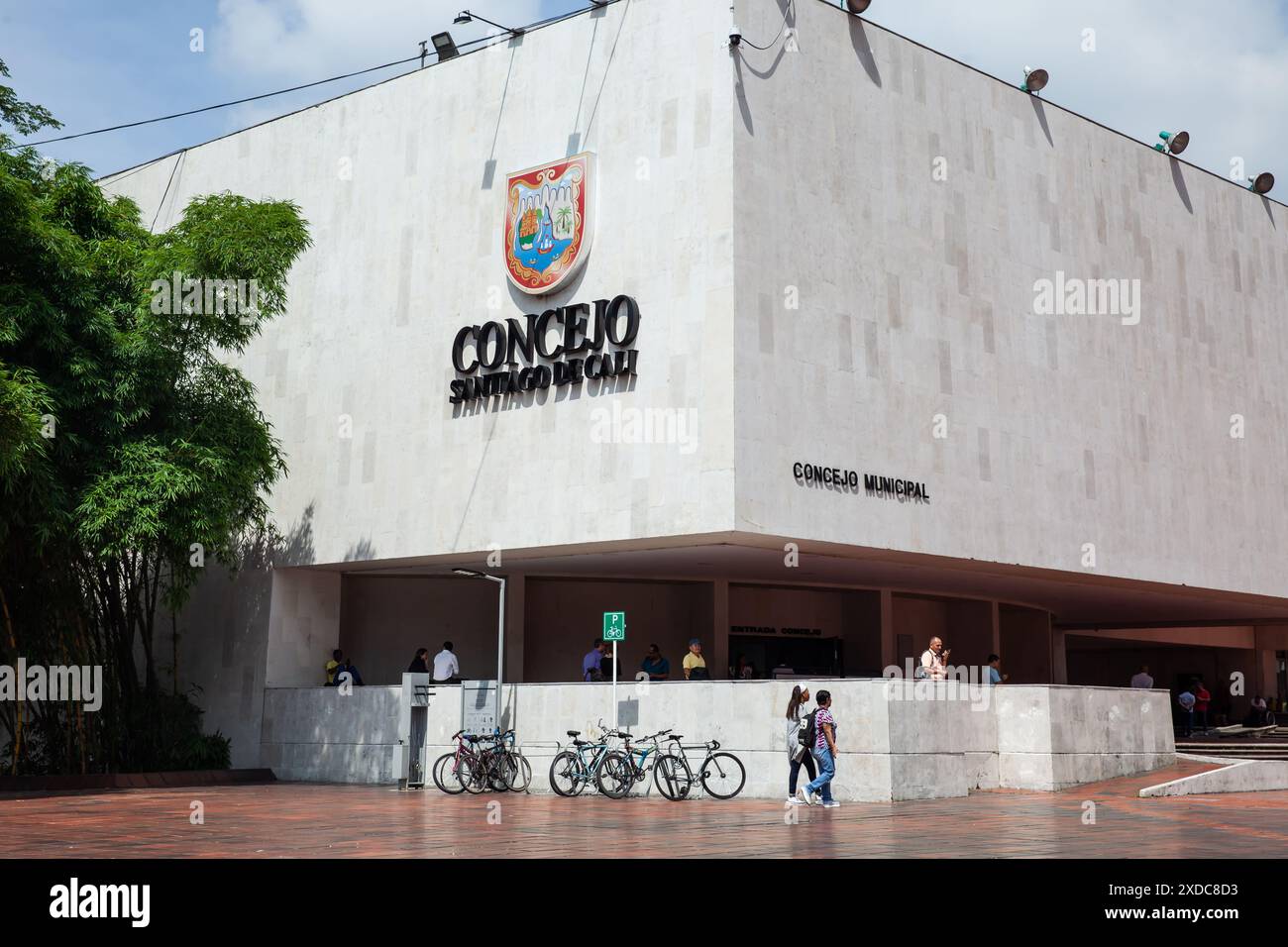 Cali, Colombia - June 17, 2024: Cali Council building at the Municipal ...
