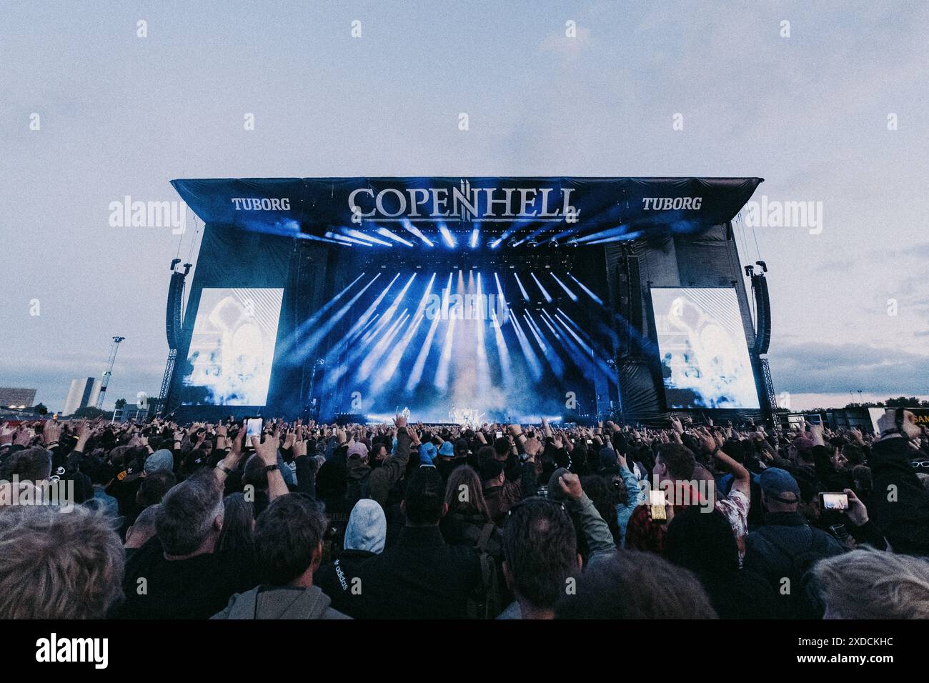 Copenhagen, Denmark. 19th, June 2024. Concert goers seen at a live