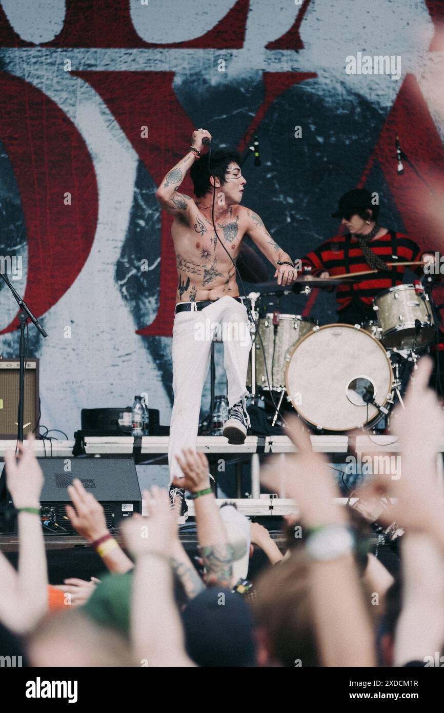 Copenhagen, Denmark. 19th, June 2024. The American rock band Palaye ...