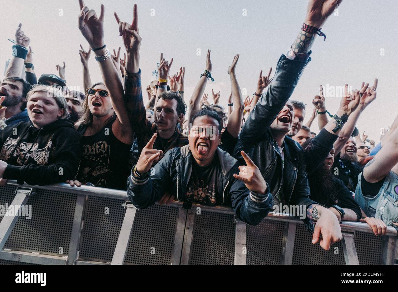 Copenhagen, Denmark. 19th, June 2024. Concert goers seen at a live