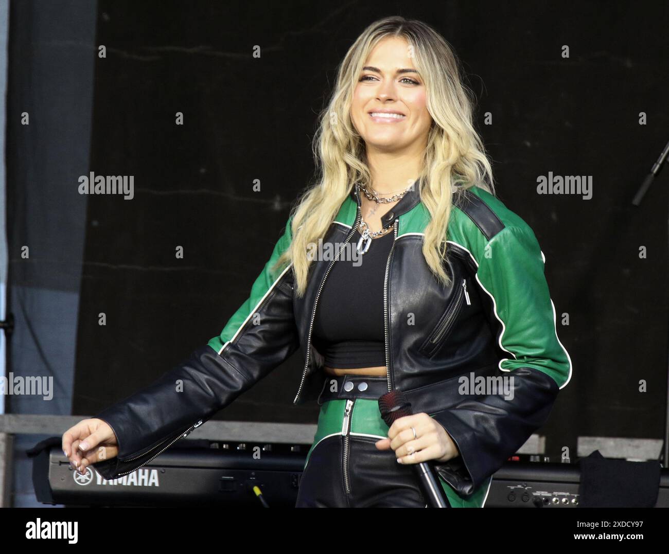 New York, NY, USA. 21st June, 2024. Alana Springsteen performs on Fox ...
