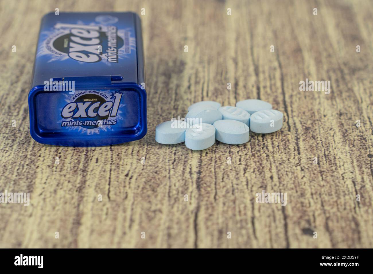 19 June 2024 Calgary Alberta Canada Excel breath mints Stock Photo