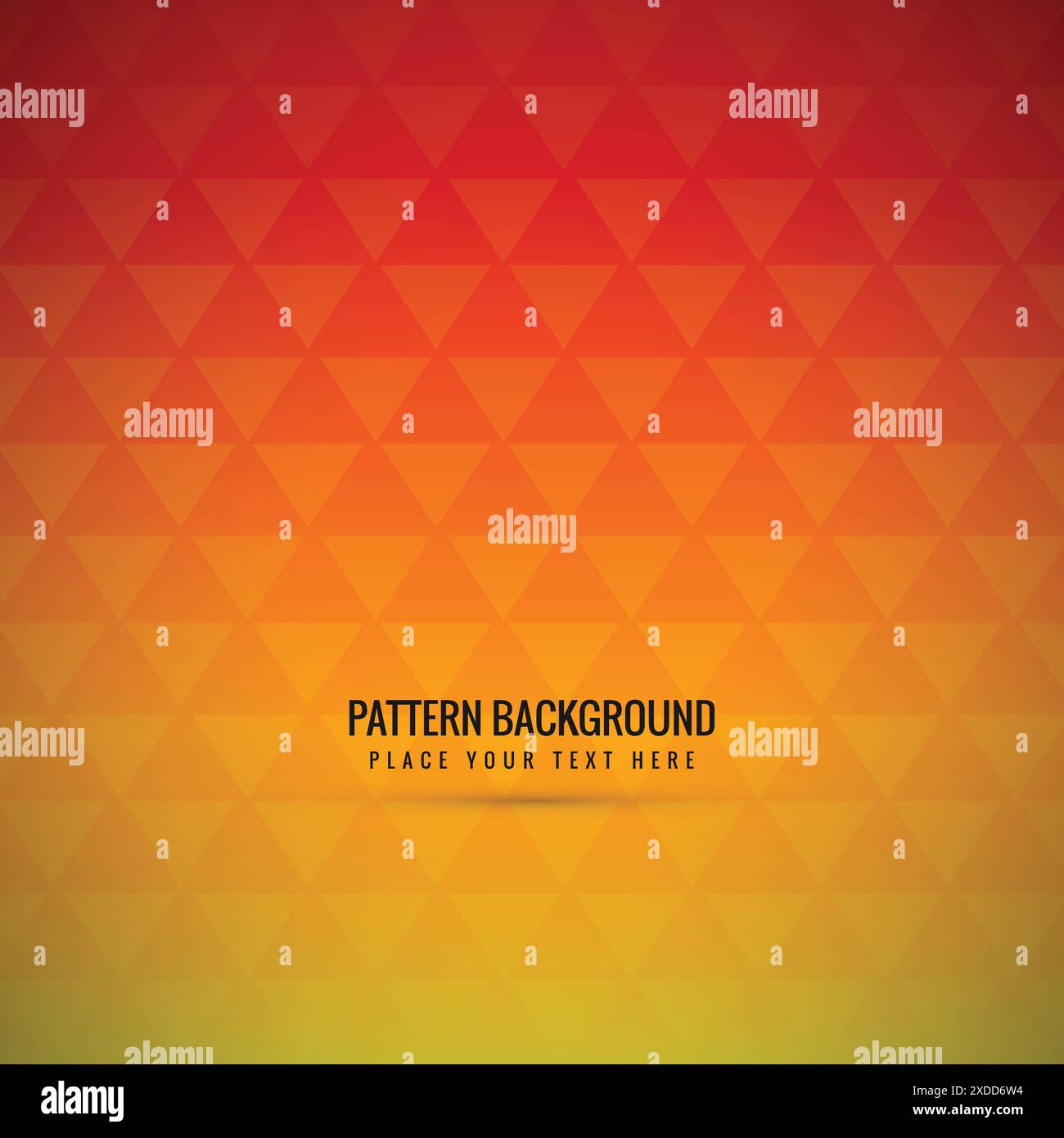 red yellow polygonal background Stock Vector
