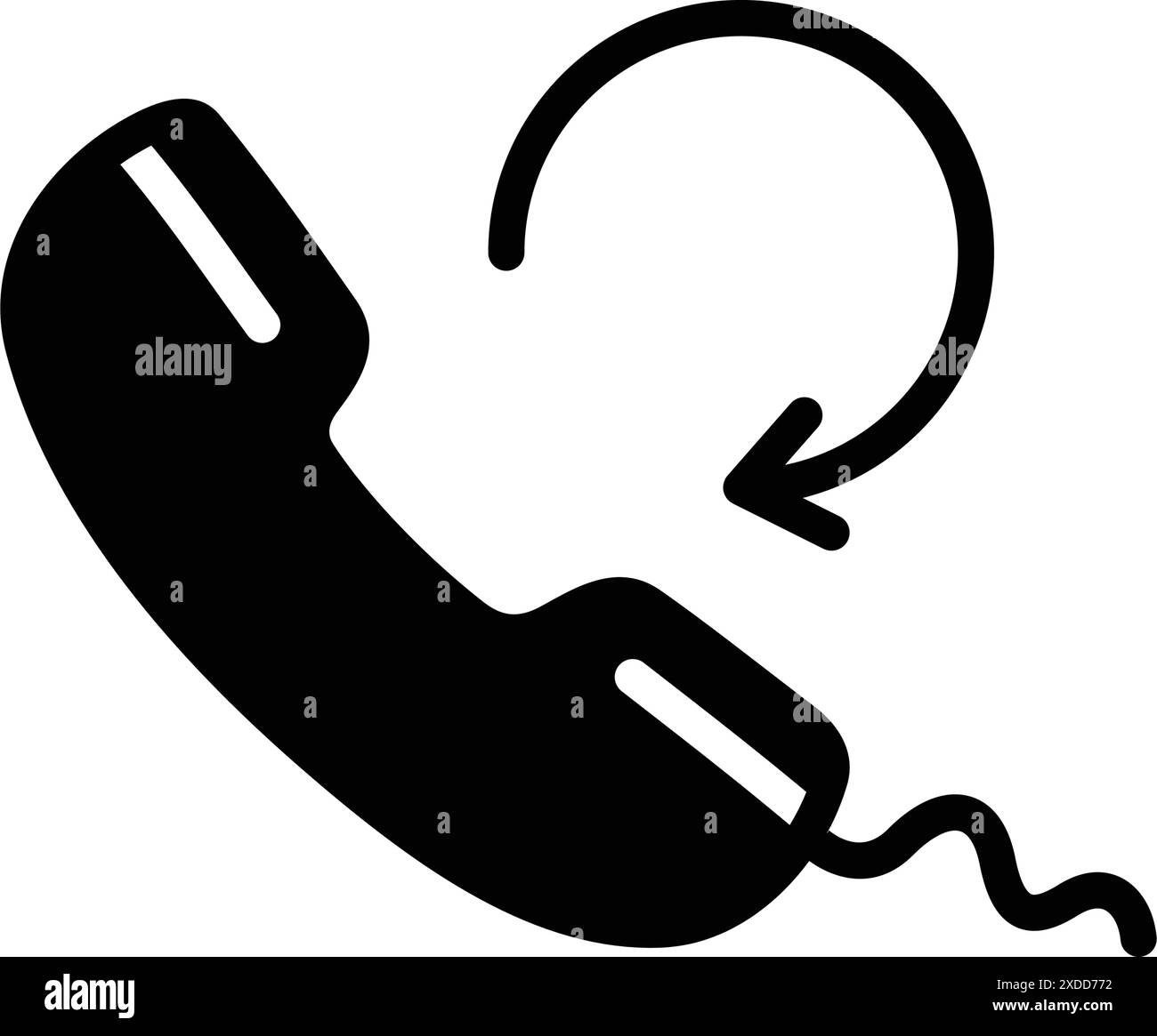 Icon for recall,call off Stock Vector