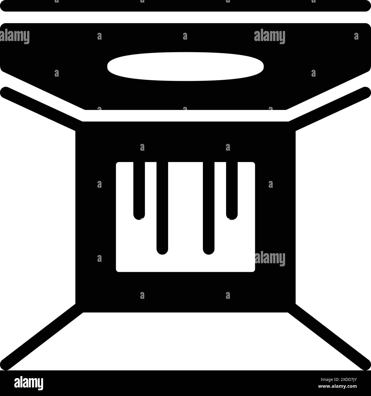 Icon for ceiling roof stock vector image art alamy