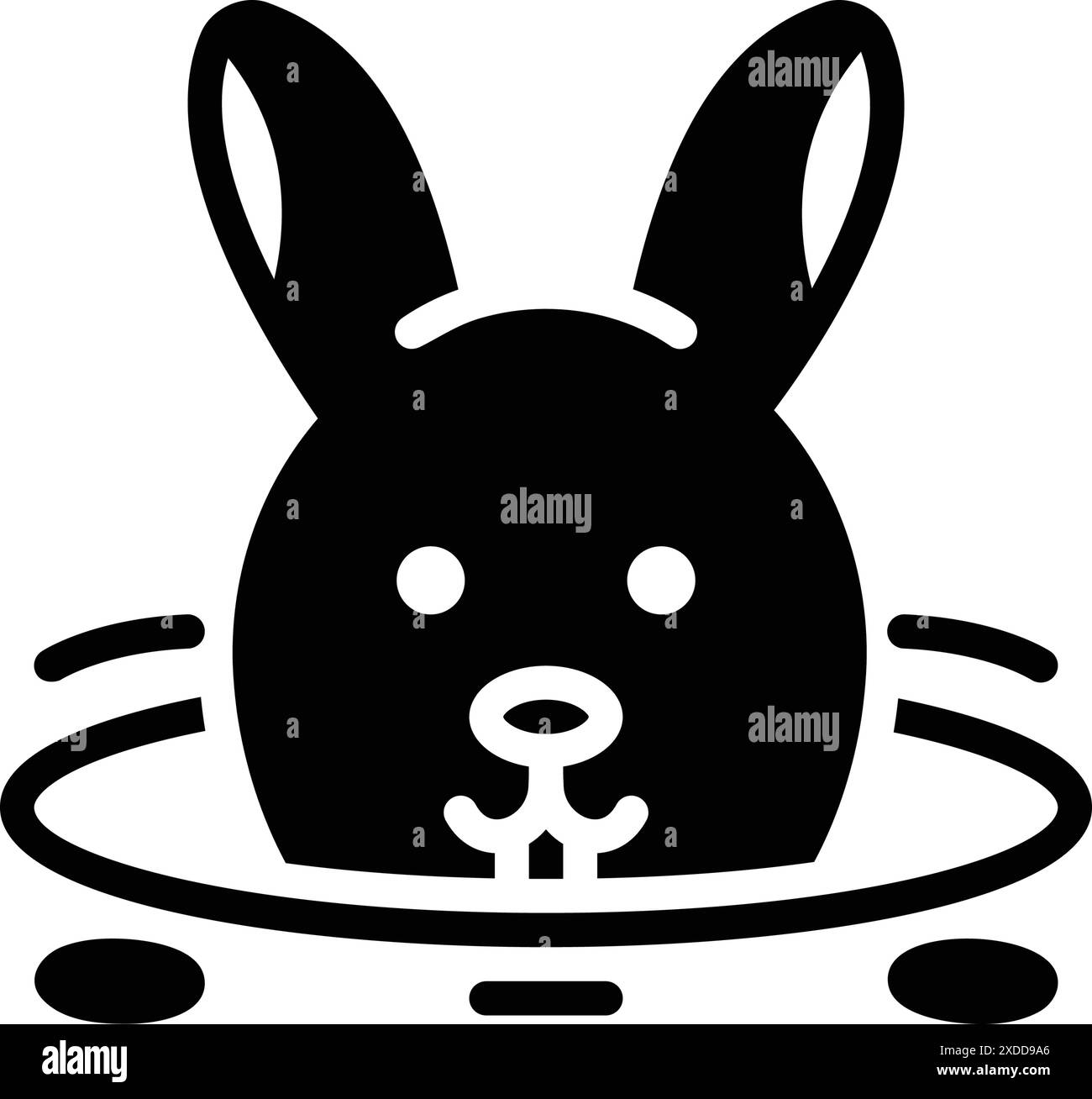 Icon for rabbit in burrow,rabbit Stock Vector Image & Art - Alamy
