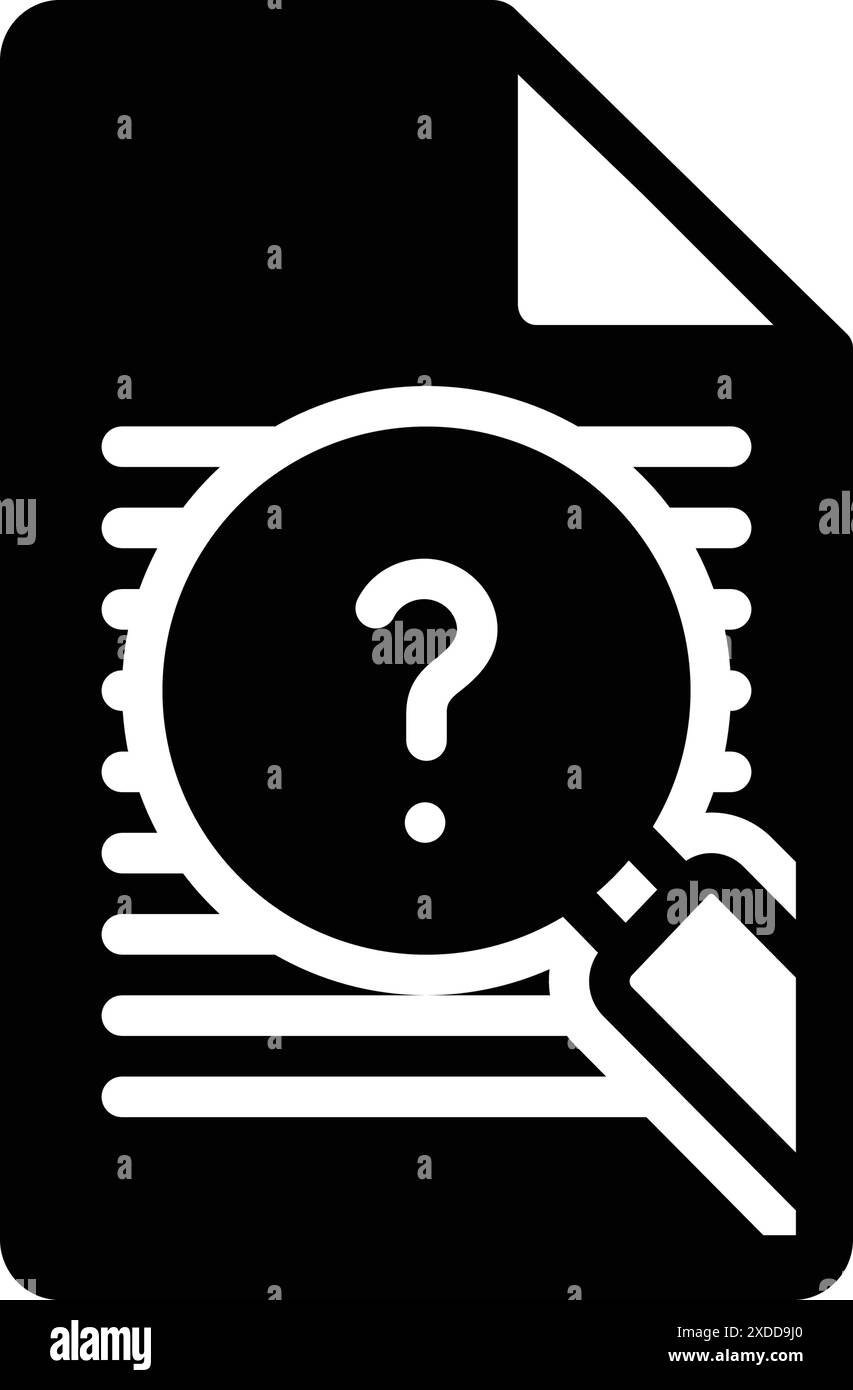 Icon for inquiry,inspection Stock Vector Image & Art - Alamy