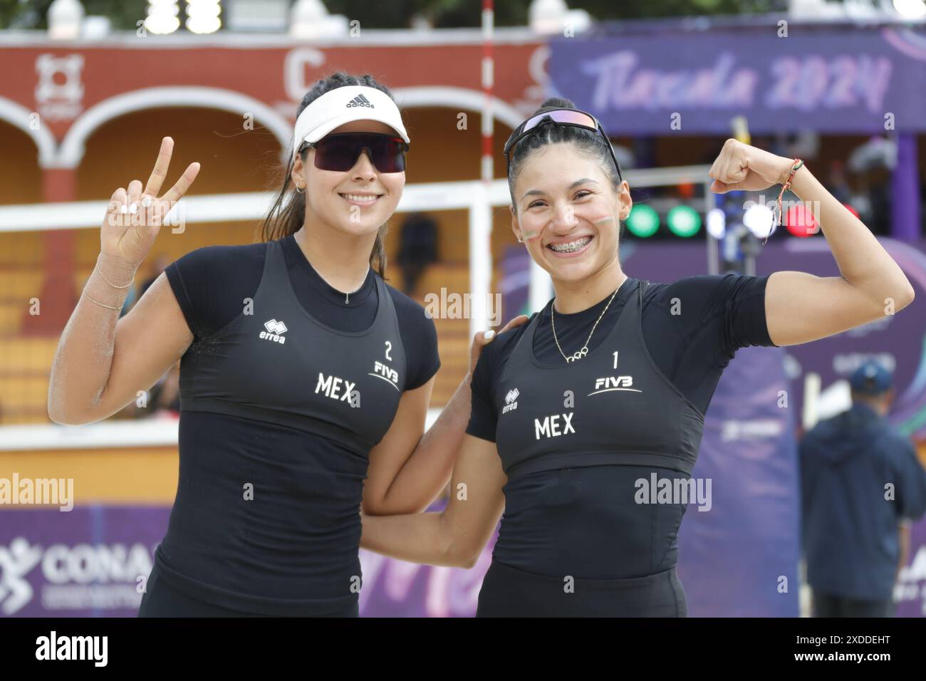 Tlaxcala, Mexico. 21st June, 2024. Atenas Gutierrez #1 and Susana ...
