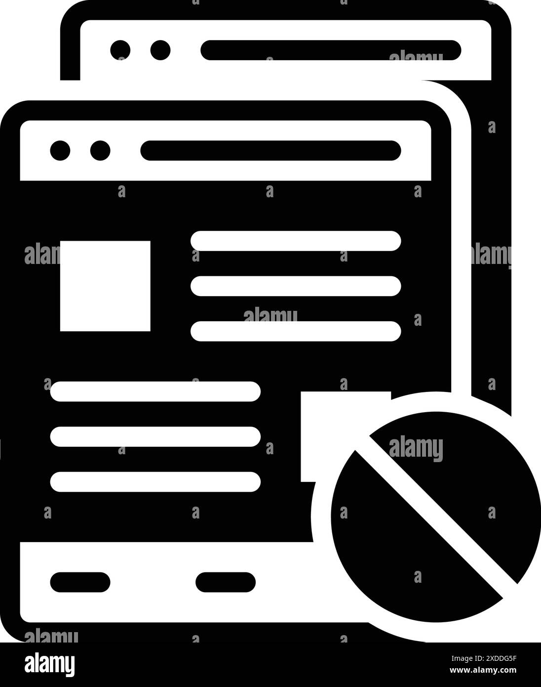 Icon for block,cancel Stock Vector Image & Art - Alamy