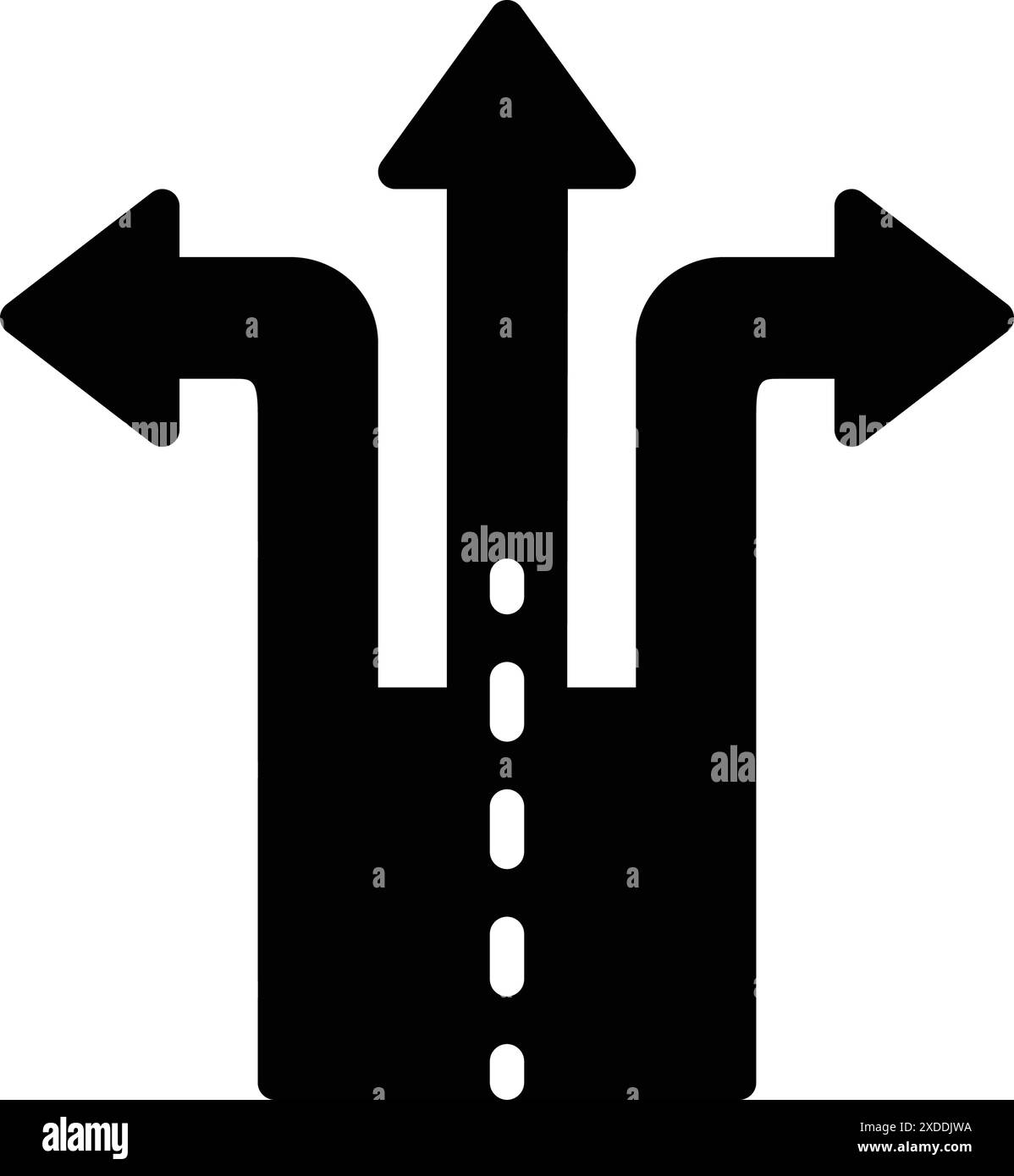 Divided way Stock Vector Images - Alamy