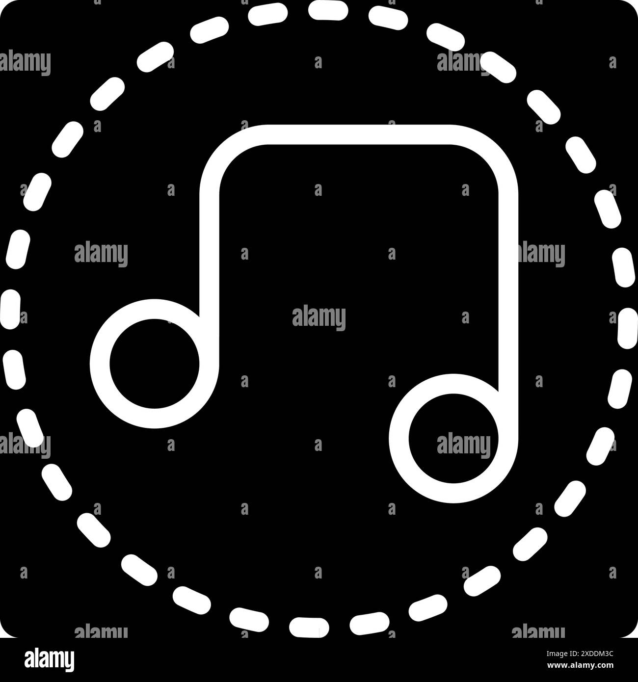 Icon for tone,note Stock Vector