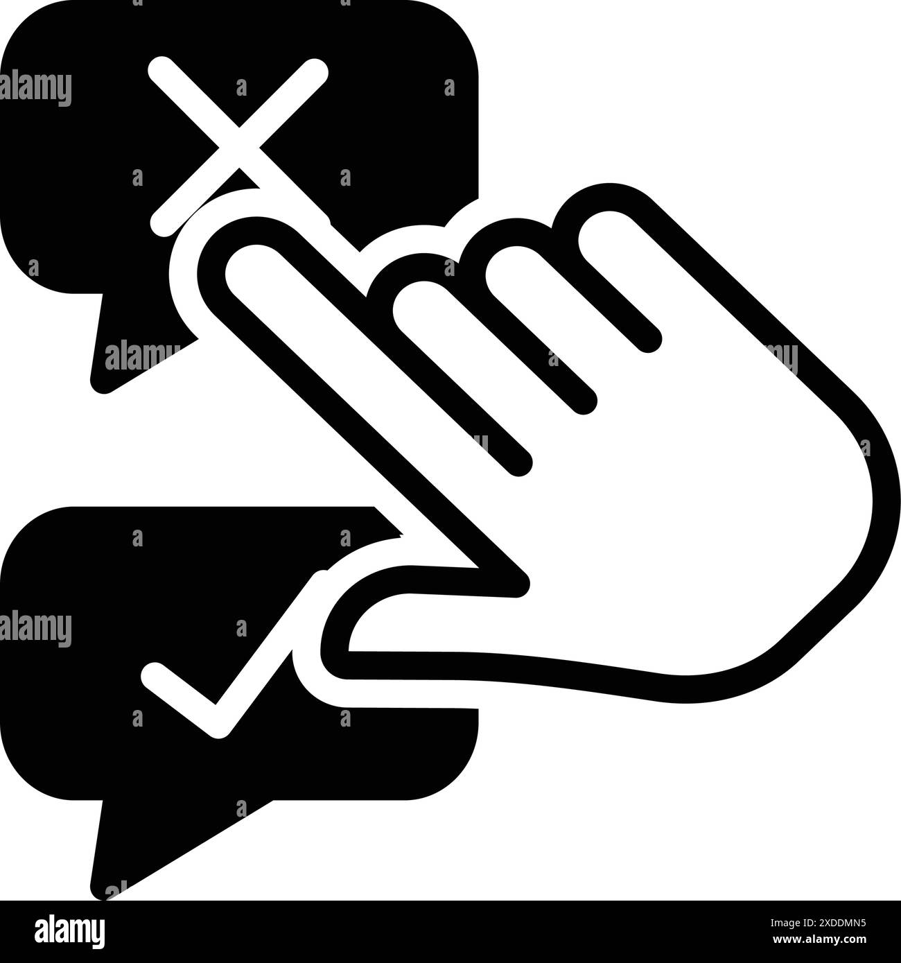 Icon for disagree,negative Stock Vector Image & Art - Alamy