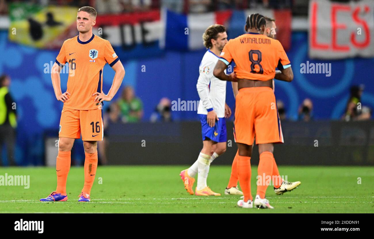 v.l. Joey Veerman, Georginio Wijnaldum (Niederlande)Leipzig, 21.06.2024 ...