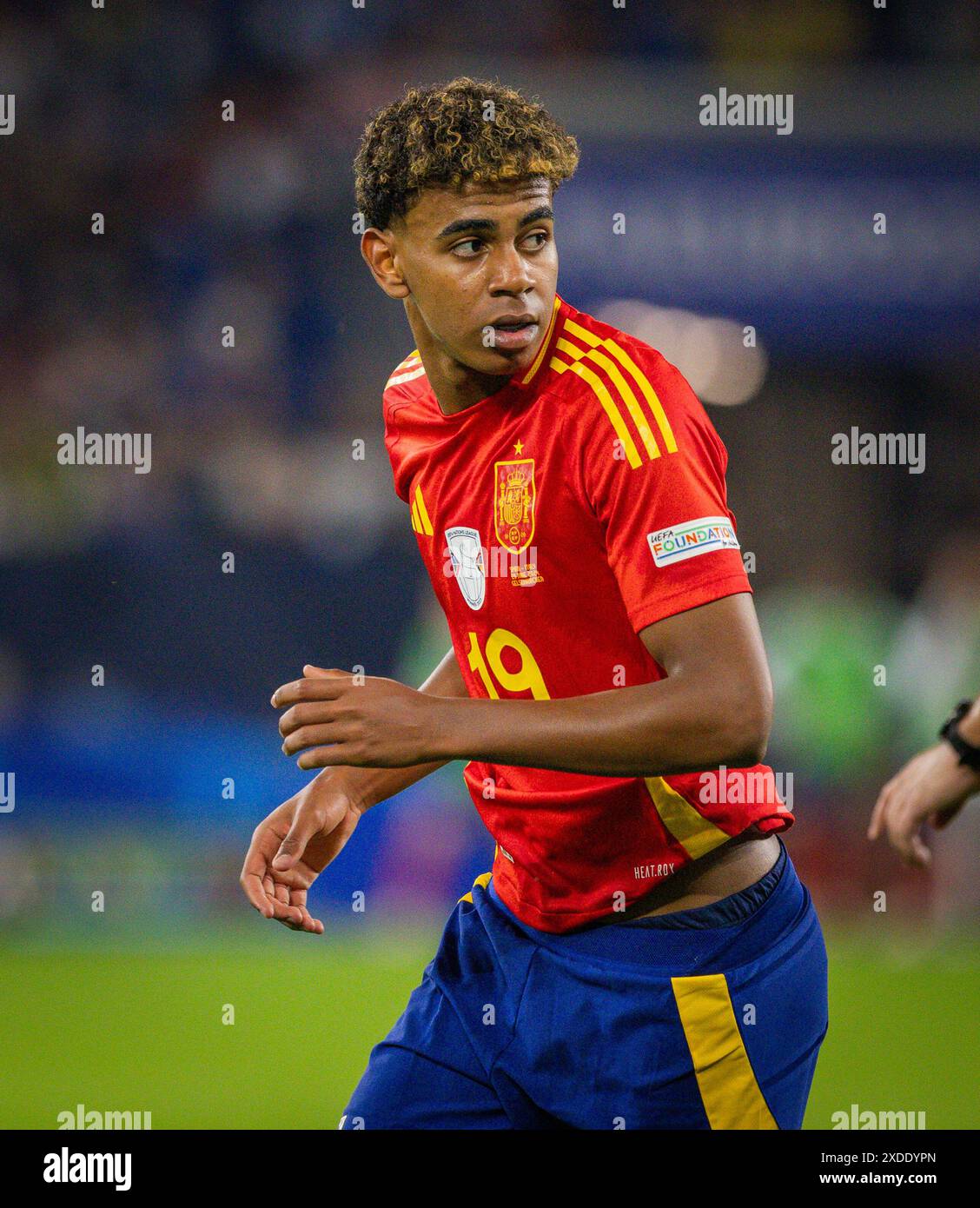 Gelsenkirchen, Germany. 20th Jun 2024. Lamine Yamal (ESP) Spain - Italy