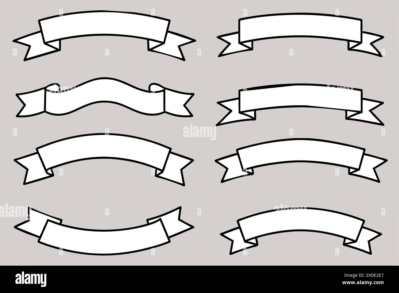 Ribon vector vectors Stock Vector Images - Alamy